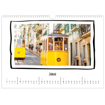 Fotokalender A3 — Scrapbook-Schnappschüsse