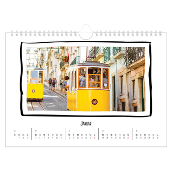 Fotokalender A4 — Scrapbook-Schnappschüsse