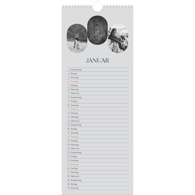 Küchenkalender  — Abenteuer-Route [Januar]