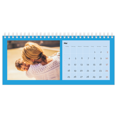 Tischkalender — Ganzseitige Farbe [deckblatt]