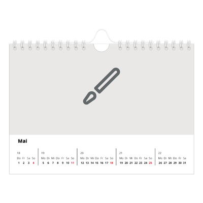 Fotokalender A5 — Gestalte deine eigenen Produkte [deckblatt]