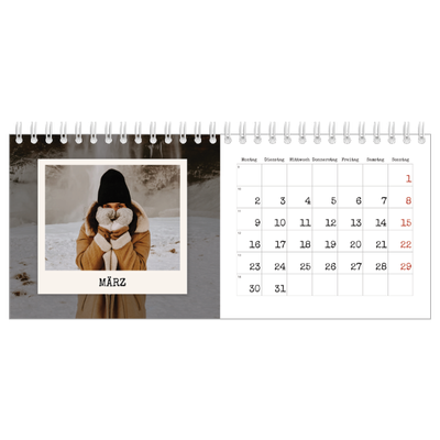 Tischkalender — Die Porträtaufnahme [Marsch]