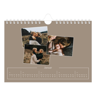Fotokalender A5 — Gebastelte Momente [Januar]
