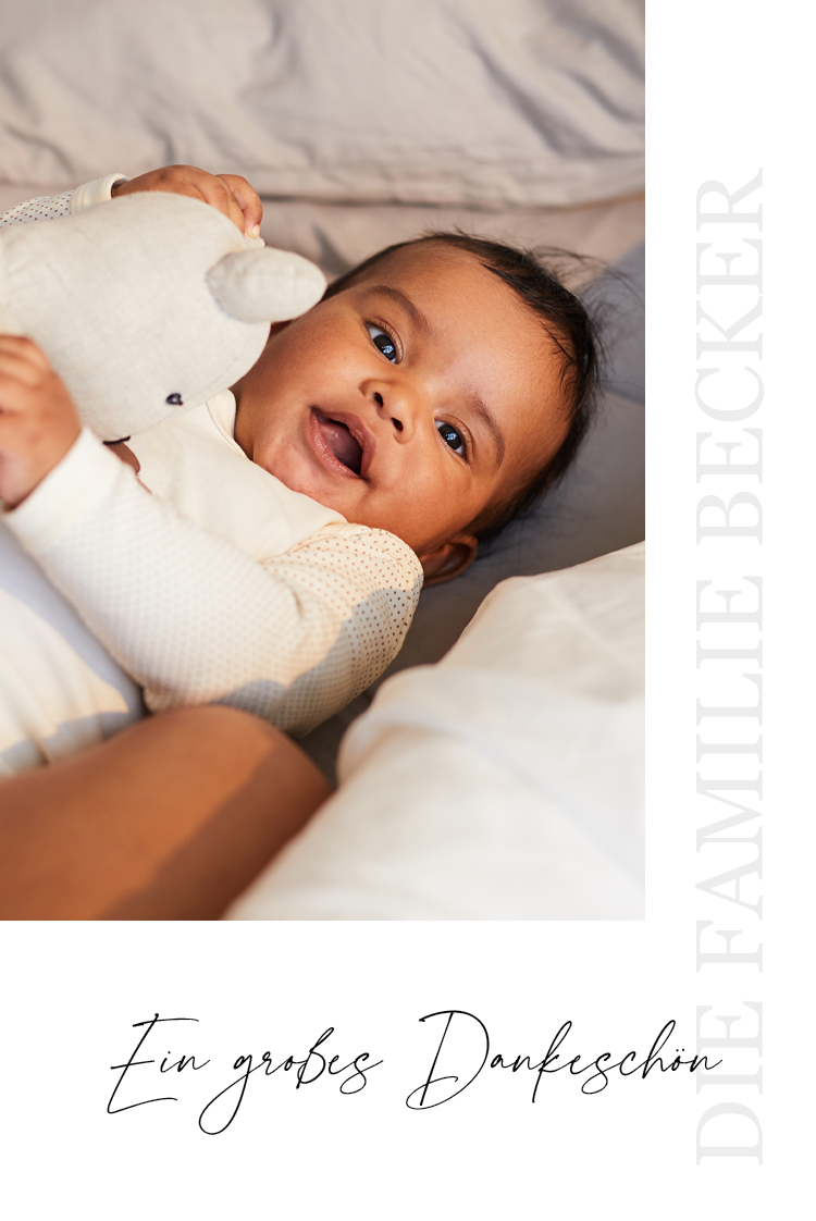 Dankeskarten — Freudige Begrüßung