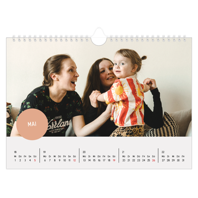 Fotokalender A4 — Fotosticker [deckblatt]