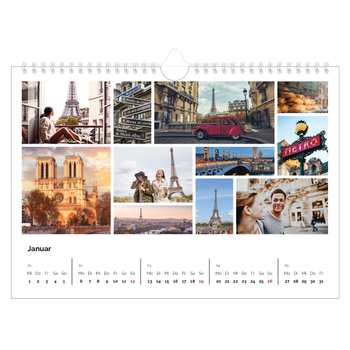 Fotokalender A4 — Kollage