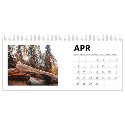 Tischkalender — Datum groß [April]