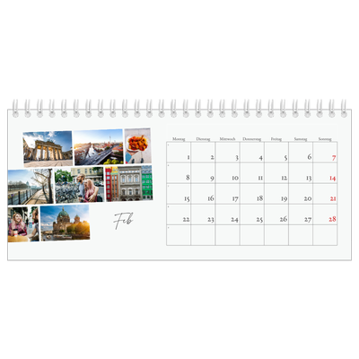 Tischkalender — Städtereise [Februar]