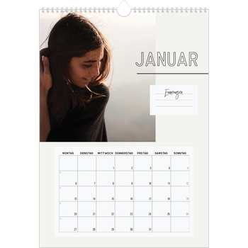 Fotokalender A3 — Notizkalender