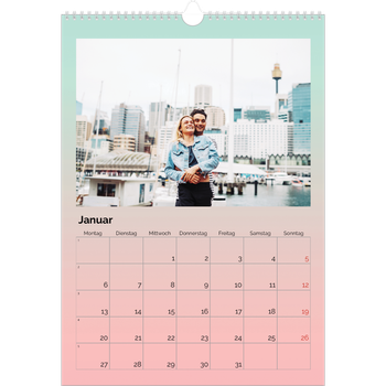 Fotokalender A3 — Pastelltöne