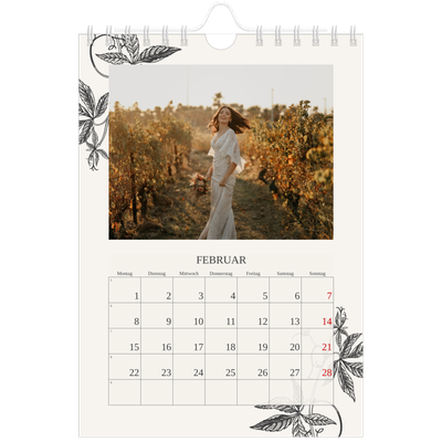Fotokalender A5 — Tinte und Efeu [Februar]